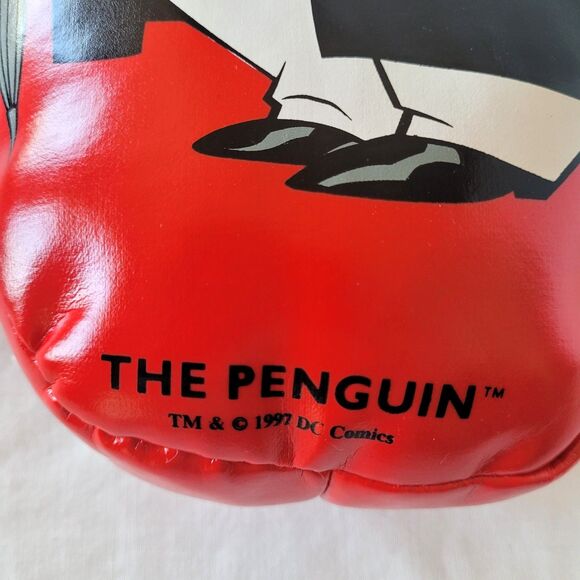 Vintage 1997 The Penguin Carnival Capers Plush Pillow w/ Suction Cup DC Comics - Picture 5 of 10